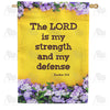 America Forever My Strength Comes From The Lord House Flag