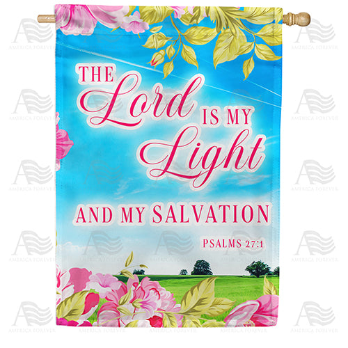 America Forever The Lord Is My Light House Flag