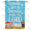 America Forever Children Are A Blessing House Flag