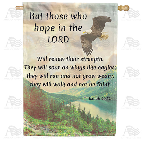 America Forever Hope In The Lord House Flag