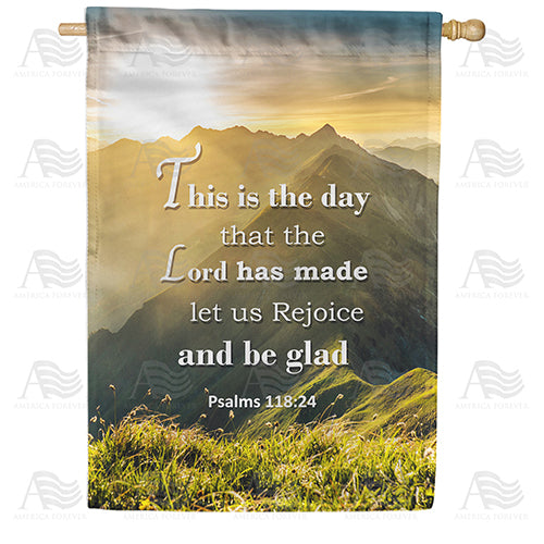 America Forever Every Day Is A Blessing House Flag