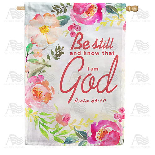 America Forever I Am God House Flag