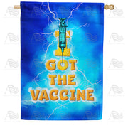 America Forever I Got the Vaccine House Flag