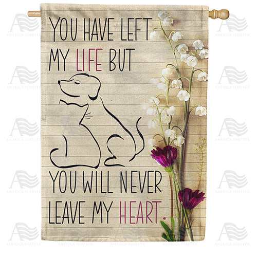 America Forever Forever In My Heart Pets House Flag
