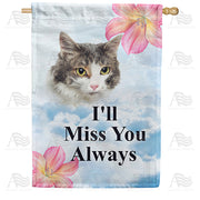 America Forever Feline Farewell House Flag
