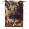 America Forever Furever Loved House Flag