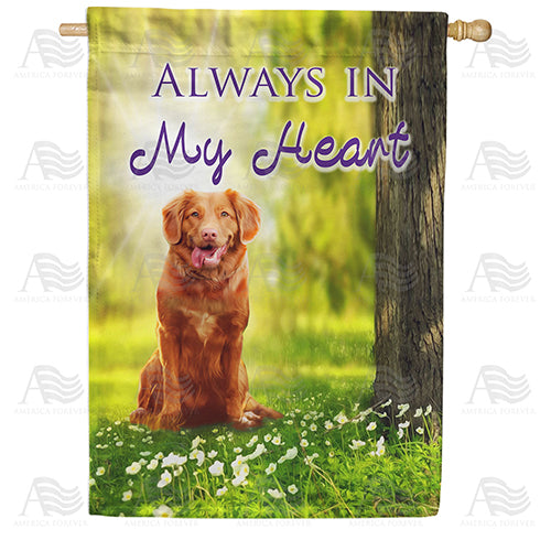 America Forever Won't Forget My Faithful Friend House Flag