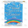 America Forever Reuniting On The Rainbow Bridge House Flag