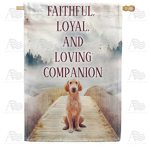 America Forever Missing My Perfect Companion House Flag