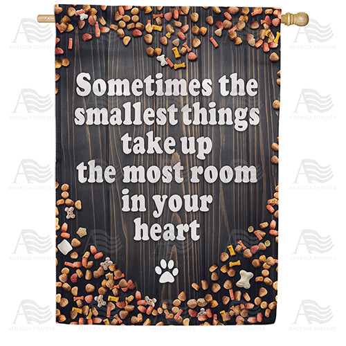 America Forever Pets Make Our Hearts Big House Flag