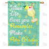 America Forever Sour Life-Sweeten With Pina Coladas House Flag