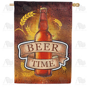 America Forever Cold Brew Time House Flag