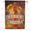 America Forever Cold Brew Time House Flag