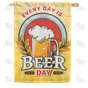 America Forever Every Day Is Beer Day House Flag