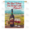 America Forever Wine And Friends! House Flag