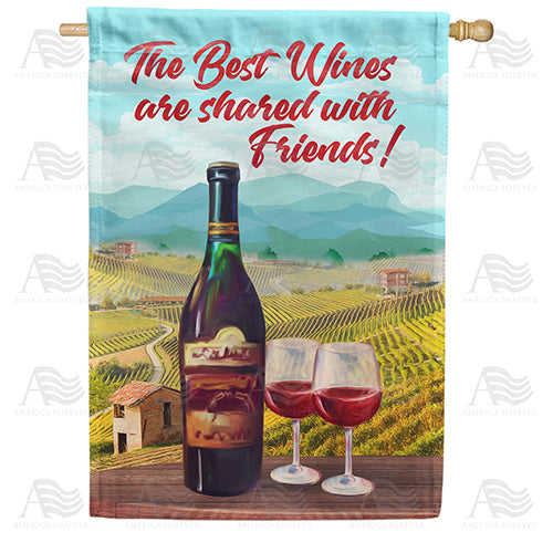 America Forever Wine And Friends! House Flag
