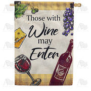 America Forever Bring Wine To Enter House Flag