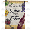 America Forever Bring Wine To Enter House Flag
