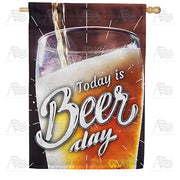 America Forever Pour Me A Beer House Flag