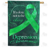 America Forever Depression Awareness House Flag