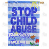 America Forever Stop Child Abuse House Flag