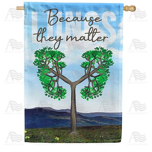 America Forever Breath Of Life House Flag