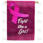 America Forever Girl, Fight Breast Cancer! House Flag