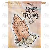 America Forever Prayer Of Thanks House Flag