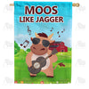 America Forever Moos Like Jagger House Flag