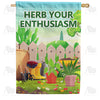 America Forever Herb Your Enthusiasm House Flag