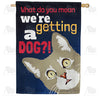 America Forever Not A Dog! House Flag