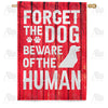 America Forever Beware Of The Human House Flag
