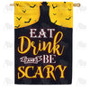 America Forever Eat, Drink And Be Scary House Flag