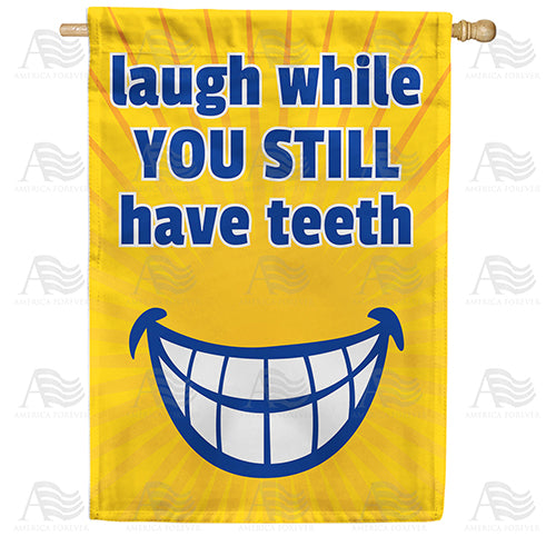 America Forever Your Toothy Laugh House Flag
