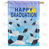 America Forever Graduation Cap Toss House Flag
