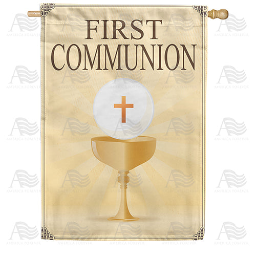 America Forever First Communion House Flag