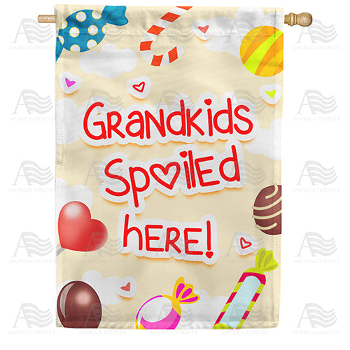 America Forever Sweet Grandkids House Flag