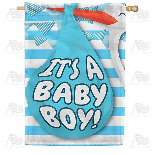 America Forever Baby Boy Delivery House Flag