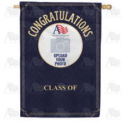 America Forever Personalized Congratulations Grad! Photo House Flag