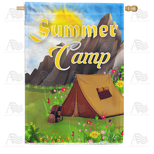 America Forever Summer Camp House Flag