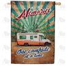 America Forever Making Camping Memories House Flag