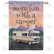 America Forever On The Road Again House Flag