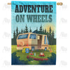 America Forever Adventure On Wheels House Flag