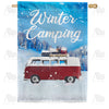 America Forever Making Snow Tracks House Flag