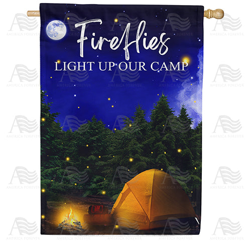 America Forever Firefly Nights House Flag