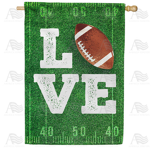 America Forever Football Lover House Flag