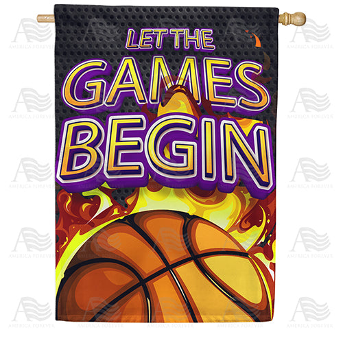 America Forever Basketball Fever House Flag
