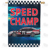 America Forever Speed Champ House Flag