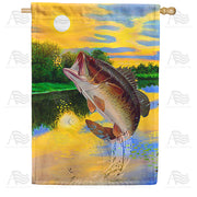 America Forever Sunset Catch House Flag