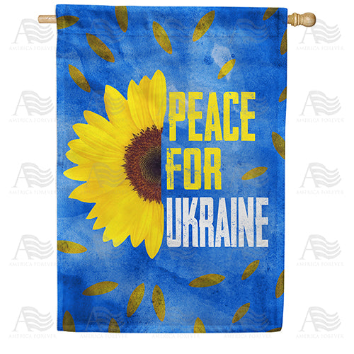 America Forever Peace for Ukraine House Flag